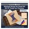 Wood Stitched String Art Kit Vortex, wooden stitchery kits for craft embroidery, perfect for intermediate skill level, completed size is 9.75" x 9.75"